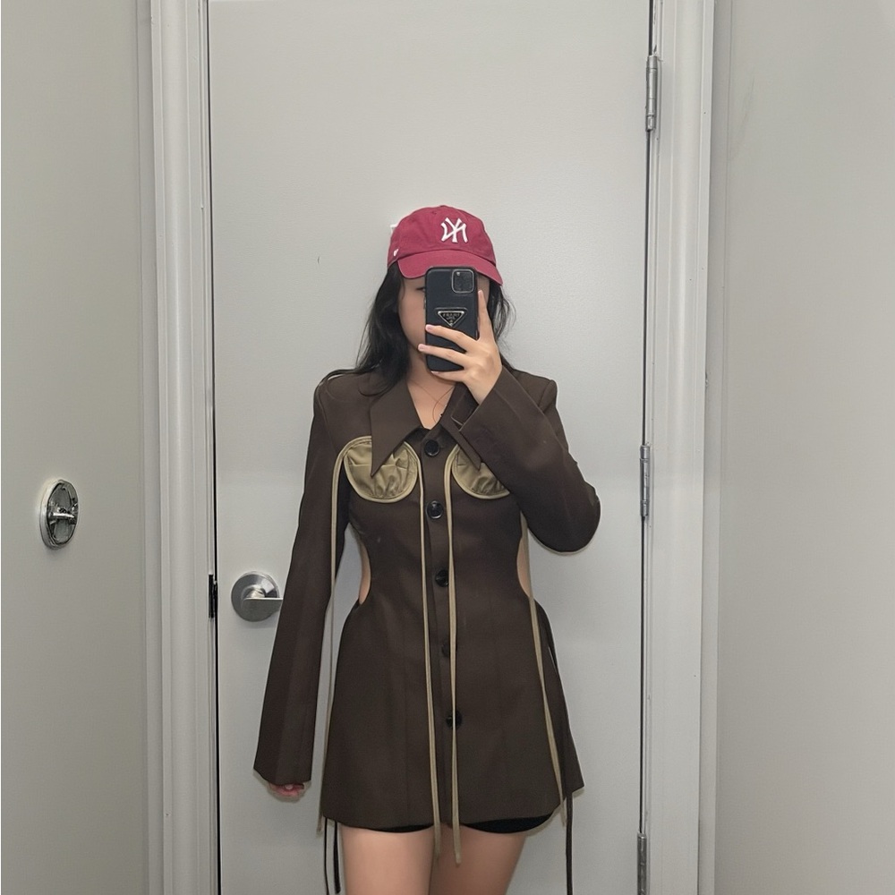 Elegant Brown Women's Jacket